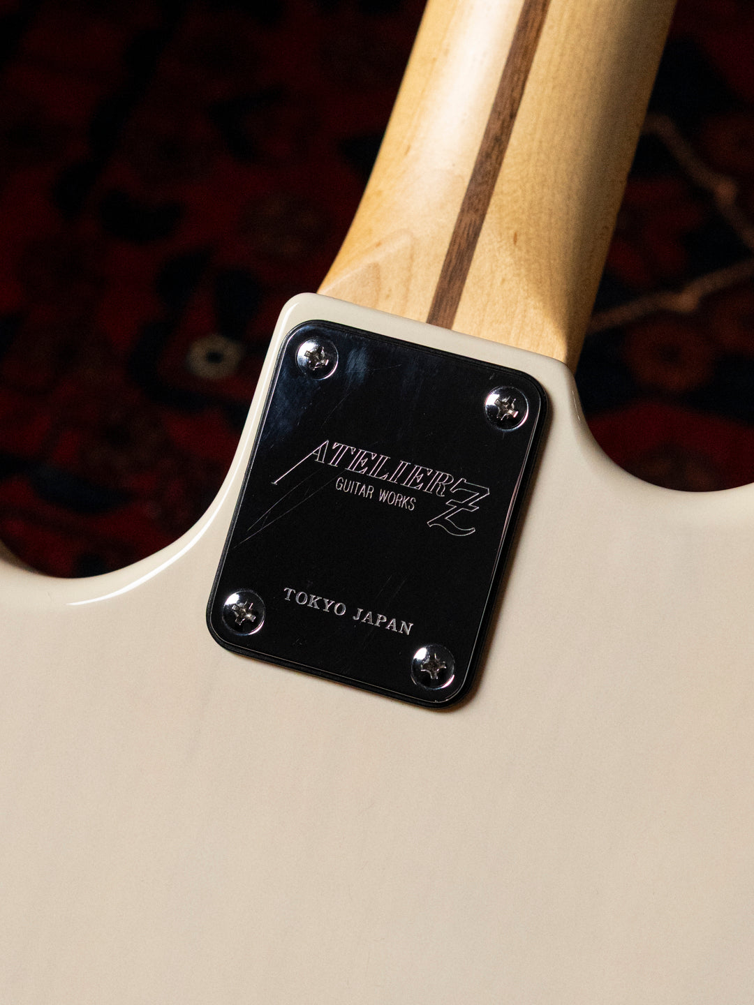 2010's Atelier Z BabyZ-4J, 7.3lbs, Matching Headstock, Transparent White, Short Scale, Ash