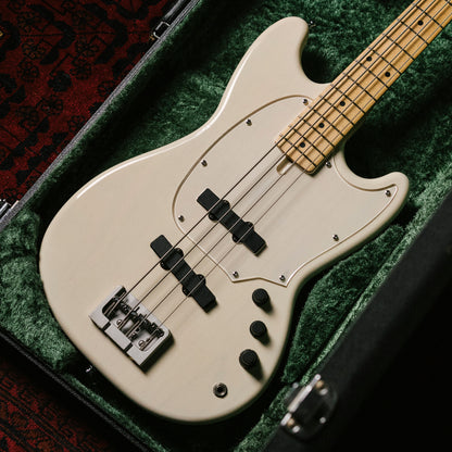 2010's Atelier Z BabyZ-4J, 7.3lbs, Matching Headstock, Transparent White, Short Scale, Ash