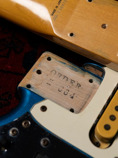 1995 Fender JG98B Jaguar, Order, Blocks & Binding, DiMarzio DP155, Lake Placid Blue