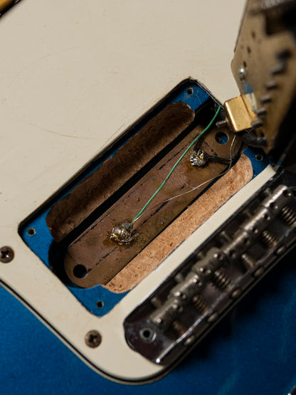 1995 Fender JG98B Jaguar, Order, Blocks & Binding, DiMarzio DP155, Lake Placid Blue