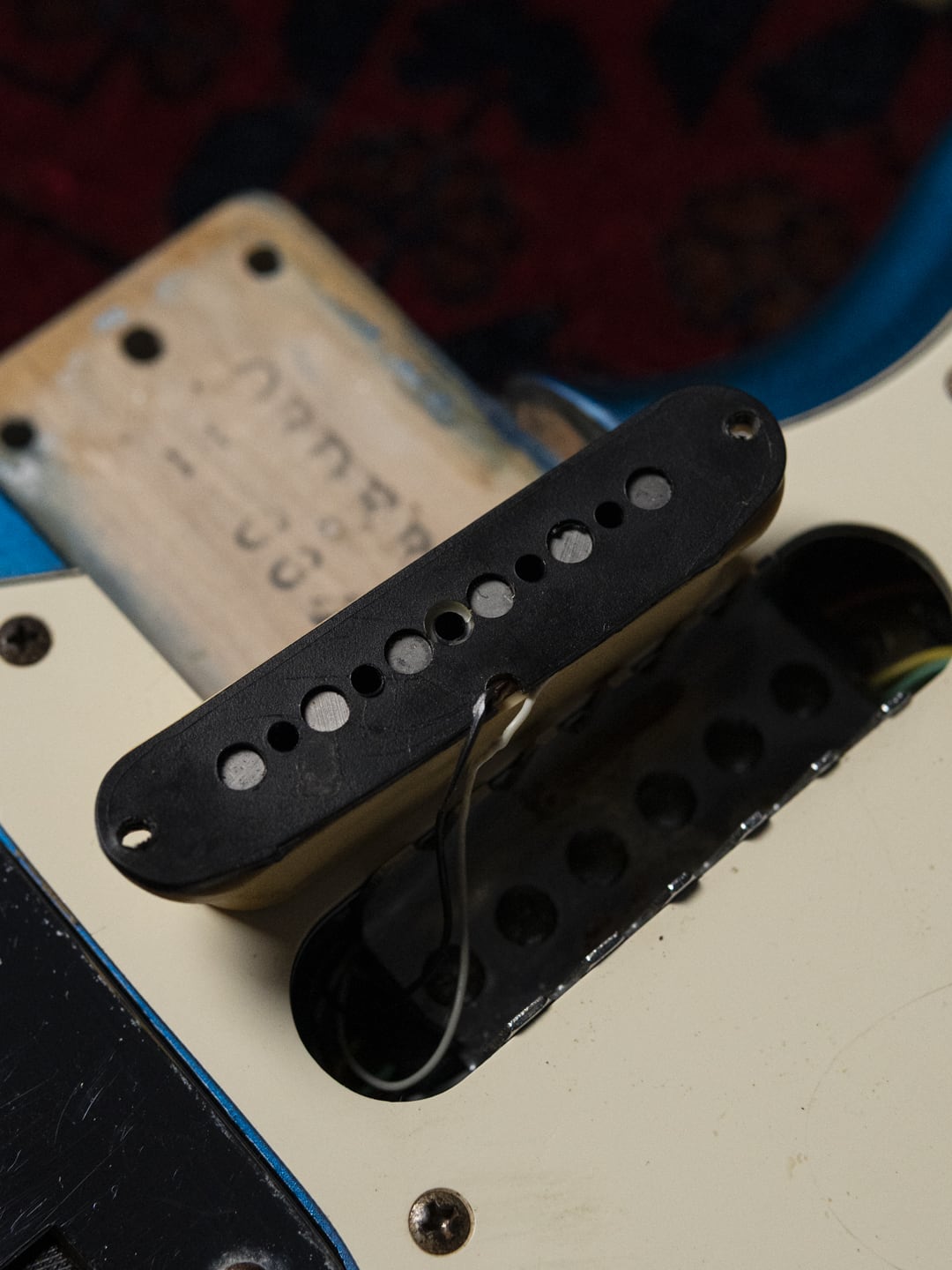 1995 Fender JG98B Jaguar, Order, Blocks & Binding, DiMarzio DP155, Lake Placid Blue