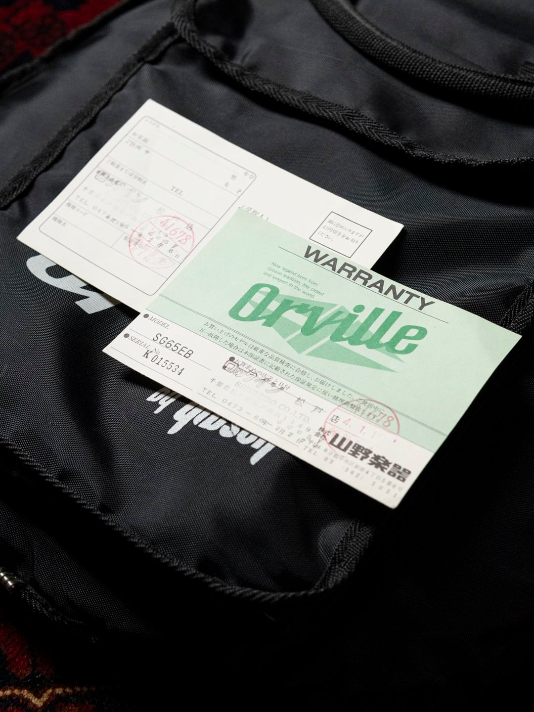 1991 Orville SG-65, '62 Reissue, Ebony, Terada