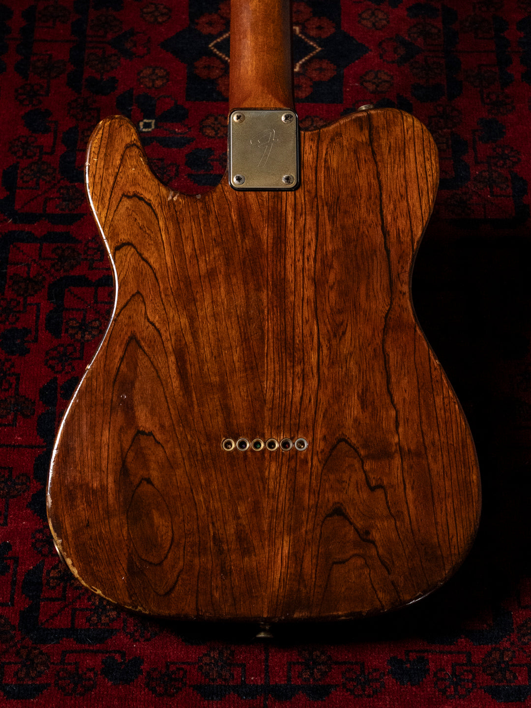 1991 Fender Order TL72-63, Lacquer Refinish ('69 All Rosewood Telecaster style), Matte Brown (MBR), Gold Hardware