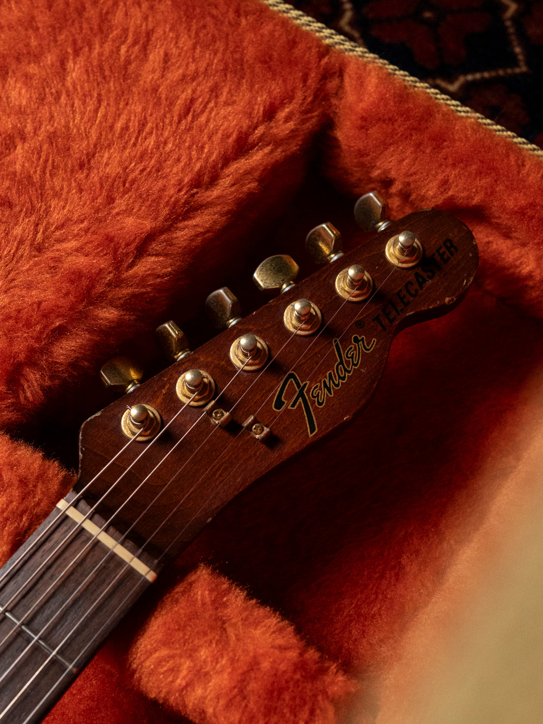 1991 Fender Order TL72-63, Lacquer Refinish ('69 All Rosewood Telecaster style), Matte Brown (MBR), Gold Hardware