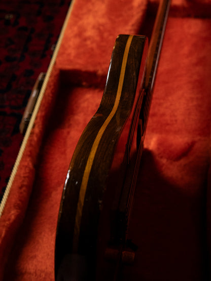 1991 Fender Order TL72-63, Lacquer Refinish ('69 All Rosewood Telecaster style), Matte Brown (MBR), Gold Hardware