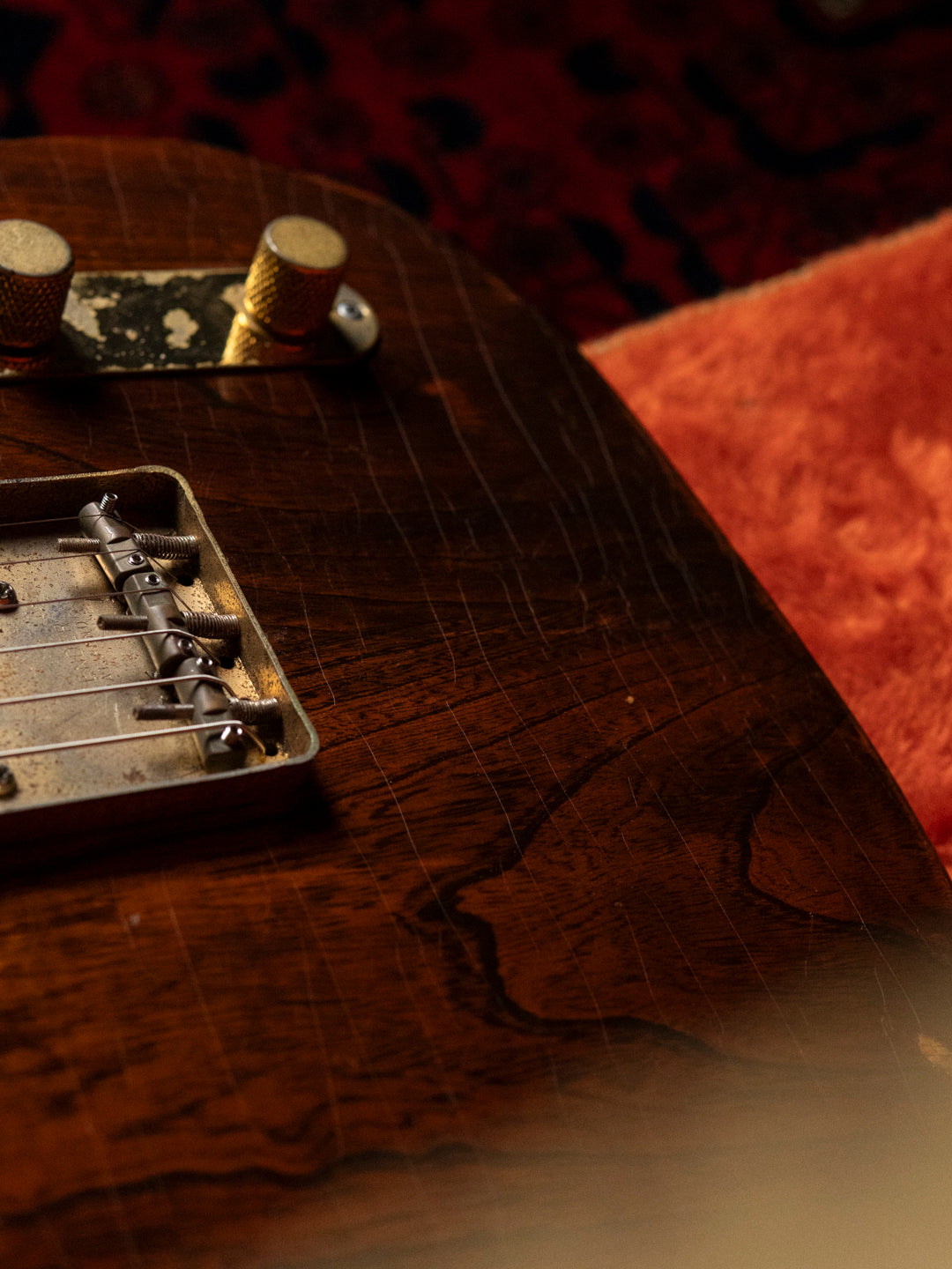 1991 Fender Order TL72-63, Lacquer Refinish ('69 All Rosewood Telecaster style), Matte Brown (MBR), Gold Hardware