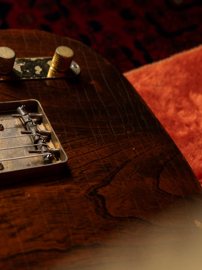 1991 Fender Order TL72-63, Lacquer Refinish ('69 All Rosewood Telecaster style), Matte Brown (MBR), Gold Hardware