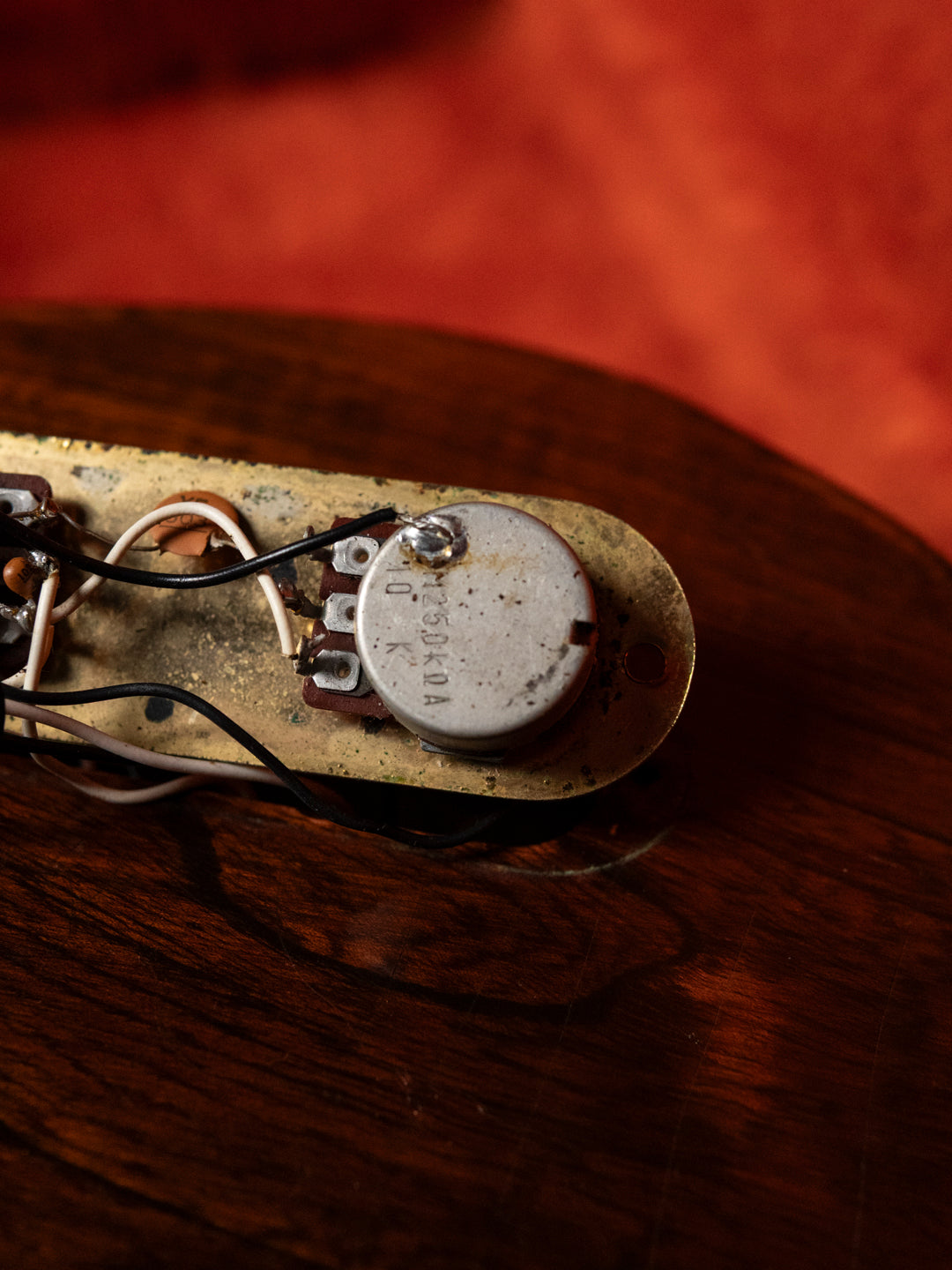 1991 Fender Order TL72-63, Lacquer Refinish ('69 All Rosewood Telecaster style), Matte Brown (MBR), Gold Hardware