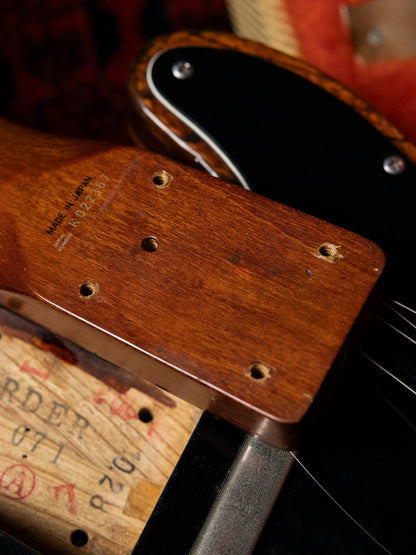 1991 Fender Order TL72-63, Lacquer Refinish ('69 All Rosewood Telecaster style), Matte Brown (MBR), Gold Hardware
