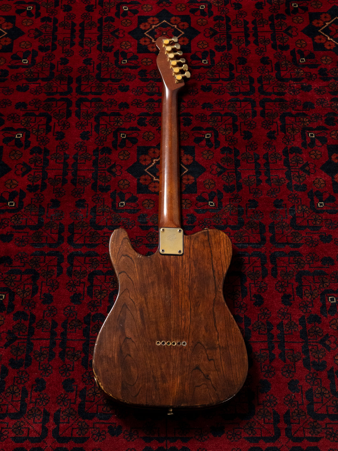 1991 Fender Order TL72-63, Lacquer Refinish ('69 All Rosewood Telecaster style), Matte Brown (MBR), Gold Hardware