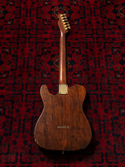 1991 Fender Order TL72-63, Lacquer Refinish ('69 All Rosewood Telecaster style), Matte Brown (MBR), Gold Hardware