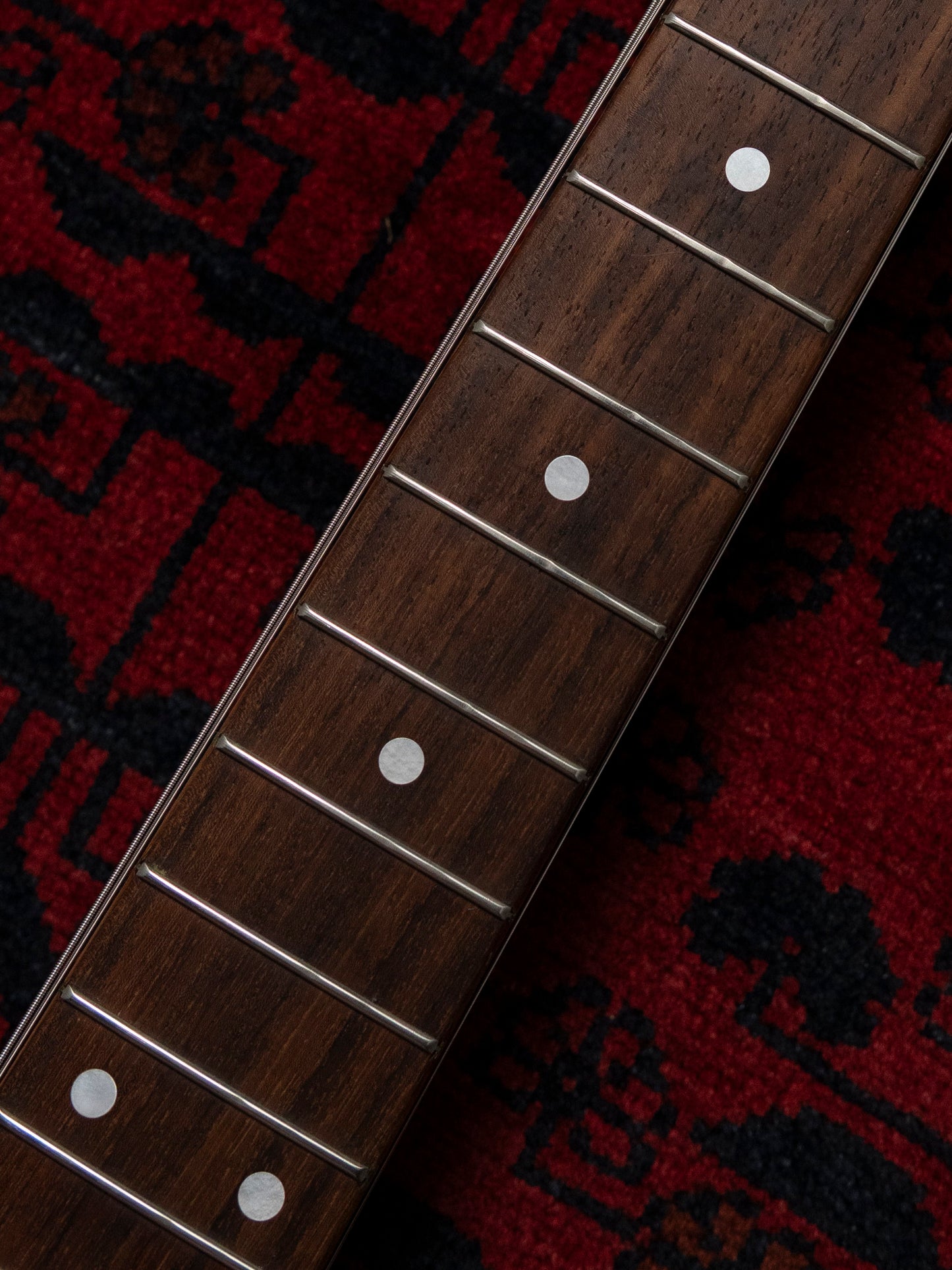 2002 Fender MG69-85 Mustang, Atomic Silver (ASV), Matching Headstock, Fully Painted Neck, Non-Catalog, Limited Edition