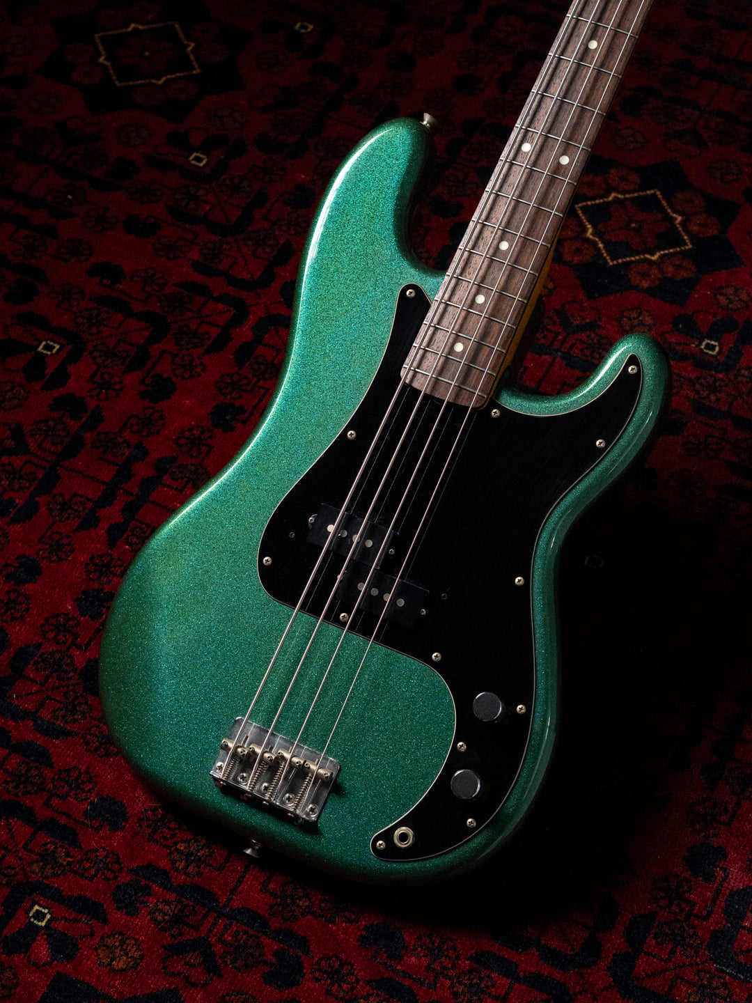 1991 Fender PB62 Order, Blue Sparkle Metallic, Matching Headstock, '62 Precision Bass