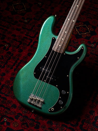 1991 Fender PB62 Order, Blue Sparkle Metallic, Matching Headstock, '62 Precision Bass