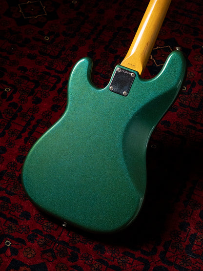 1991 Fender PB62 Order, Blue Sparkle Metallic, Matching Headstock, '62 Precision Bass