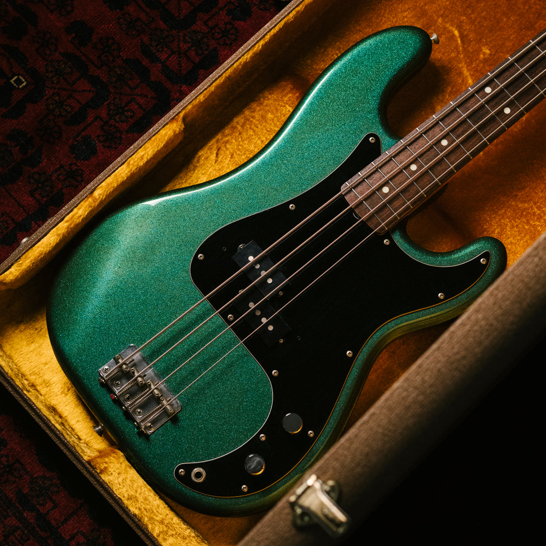 1991 Fender PB62 Order, Blue Sparkle Metallic, Matching Headstock, '62 Precision Bass