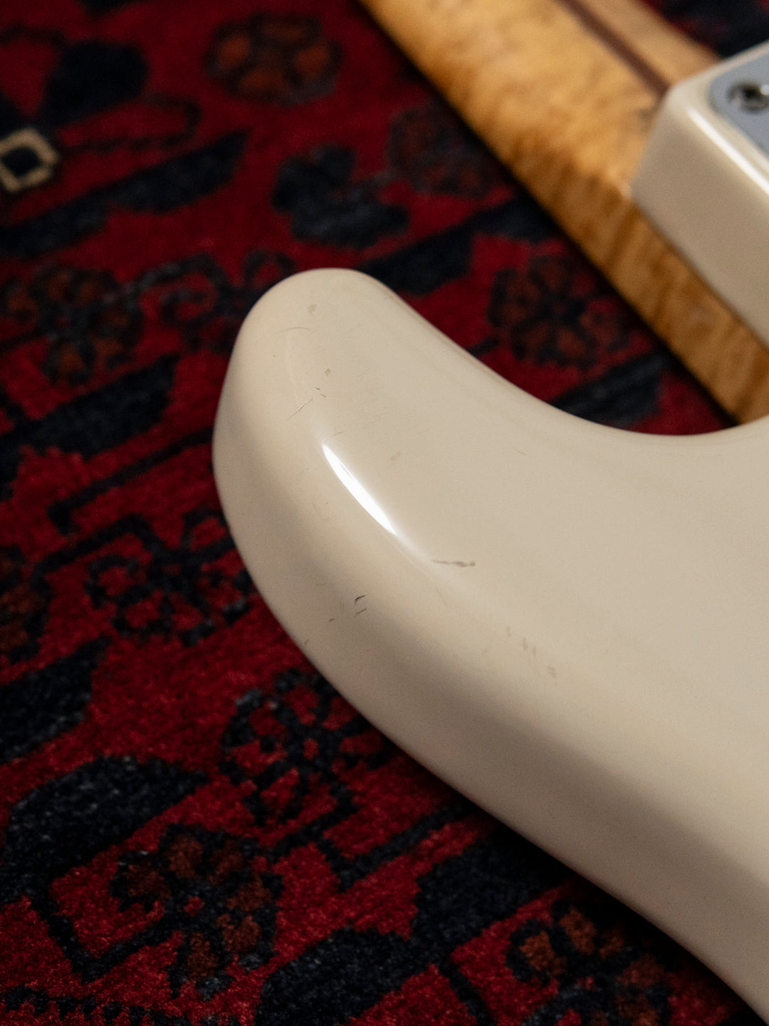 1992 Fender Order ST72 Custom Edition Birdseye Scalloped Partscaster, 1980s Tokai Body, DiMarzio HS-3