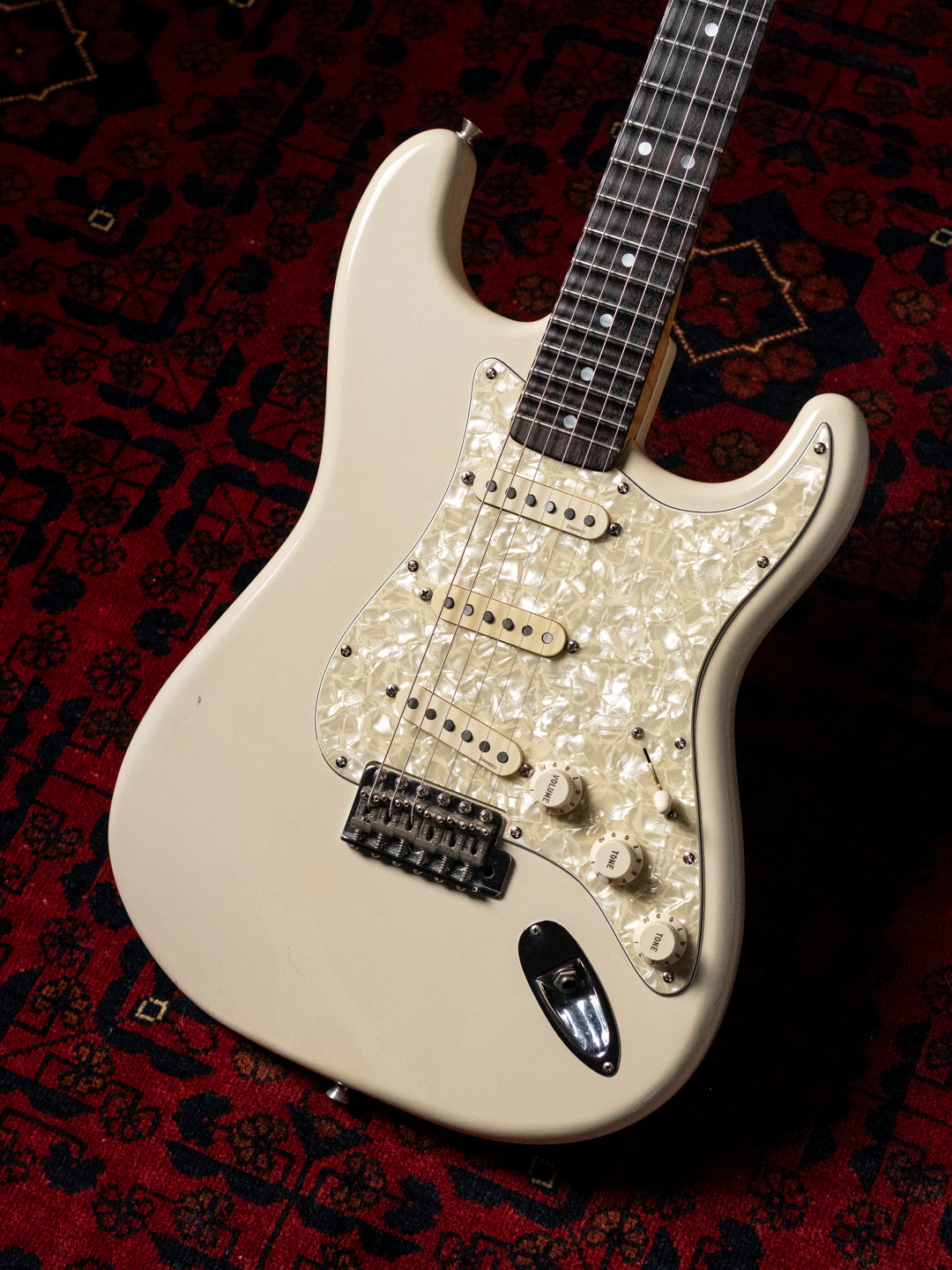 1992 Fender Order ST72 Custom Edition Birdseye Scalloped Partscaster, 1980s Tokai Body, DiMarzio HS-3