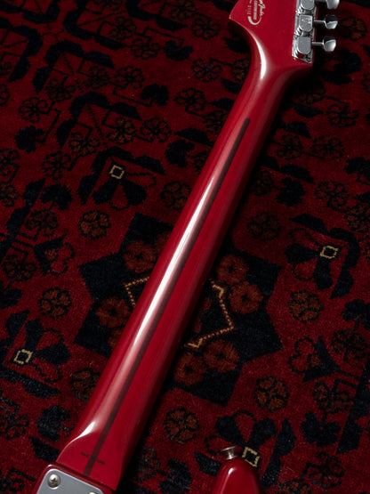 1986 Fender Order Made ST72-115, Custom Made, Scalloped, Painted Neck, Cherry Red Sunburst (CRS)