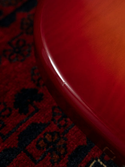 1986 Fender Order Made ST72-115, Custom Made, Scalloped, Painted Neck, Cherry Red Sunburst (CRS)