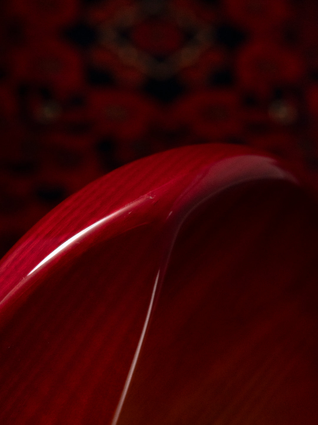 1986 Fender Order Made ST72-115, Custom Made, Scalloped, Painted Neck, Cherry Red Sunburst (CRS)