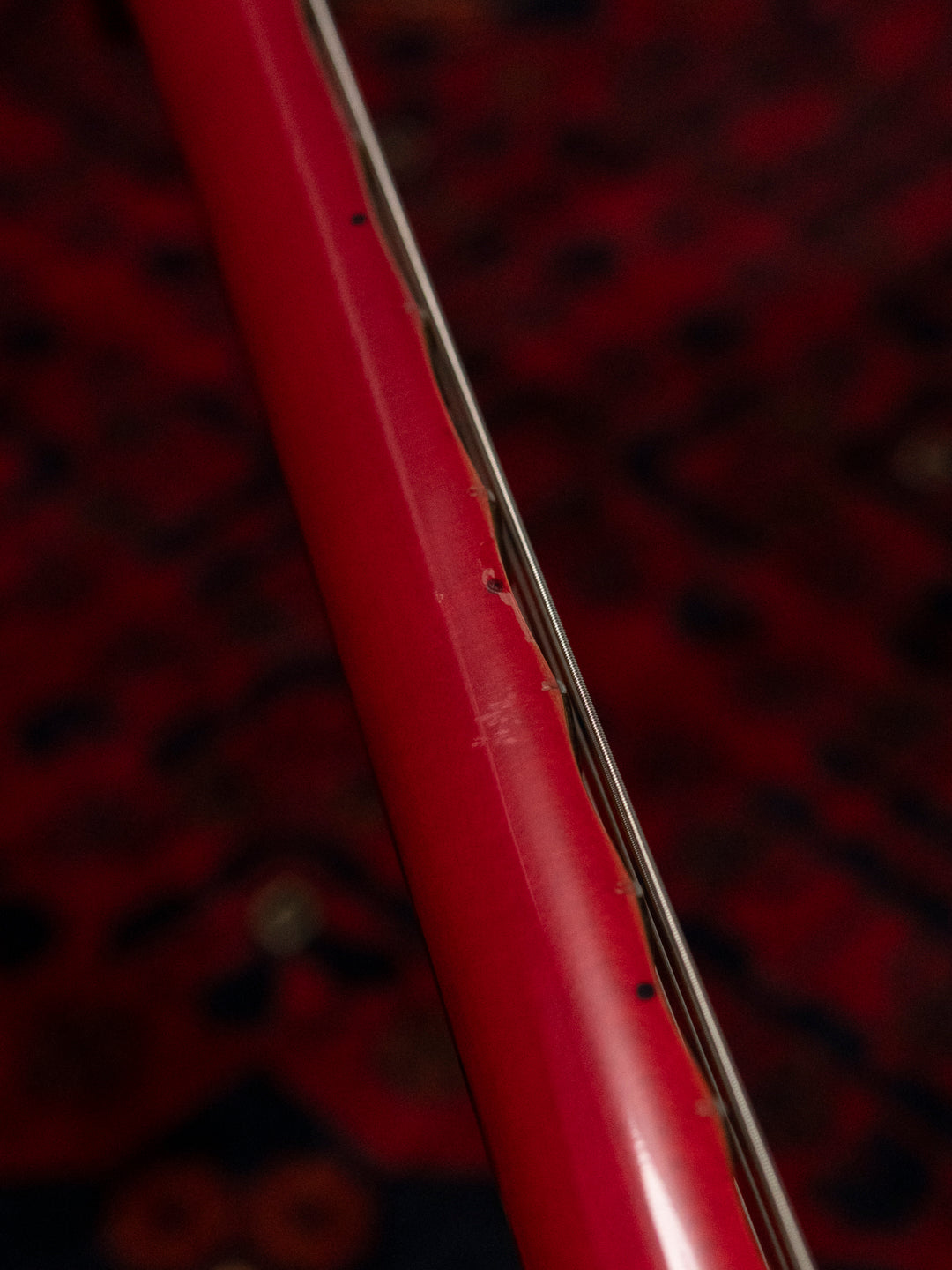 1986 Fender Order Made ST72-115, Custom Made, Scalloped, Painted Neck, Cherry Red Sunburst (CRS)