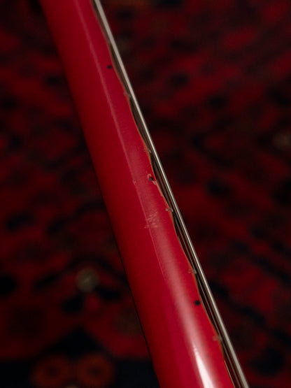 1986 Fender Order Made ST72-115, Custom Made, Scalloped, Painted Neck, Cherry Red Sunburst (CRS)