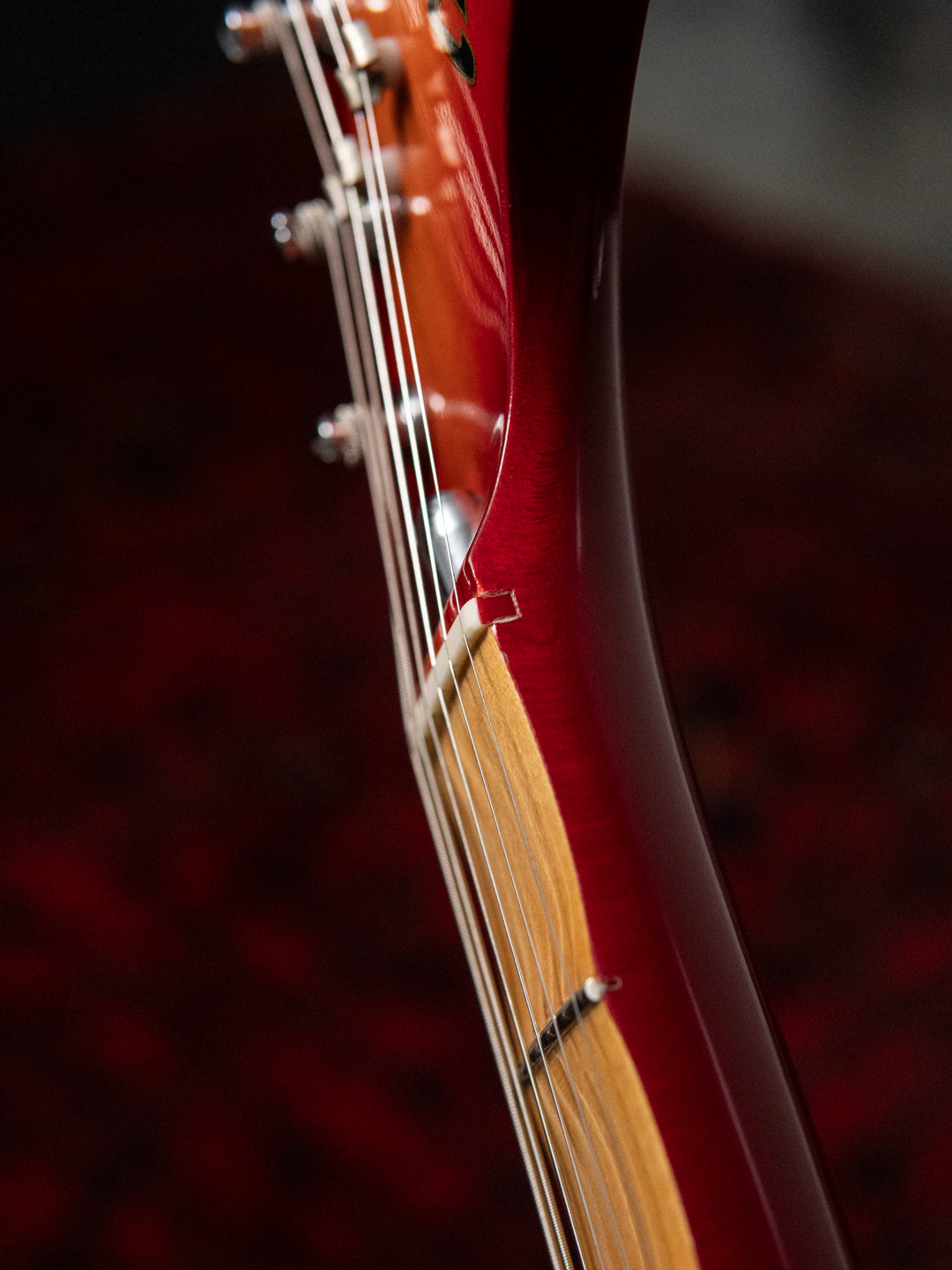 1986 Fender Order Made ST72-115, Custom Made, Scalloped, Painted Neck, Cherry Red Sunburst (CRS)