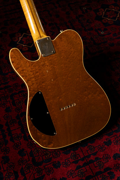 1992 Fender TLG-110LS Custom Edition Telecaster, 10th Anniversary, Burled Mahogany, Lace Sensor