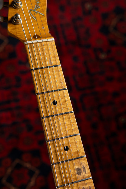 1992 Fender TLG-110LS Custom Edition Telecaster, 10th Anniversary, Burled Mahogany, Lace Sensor