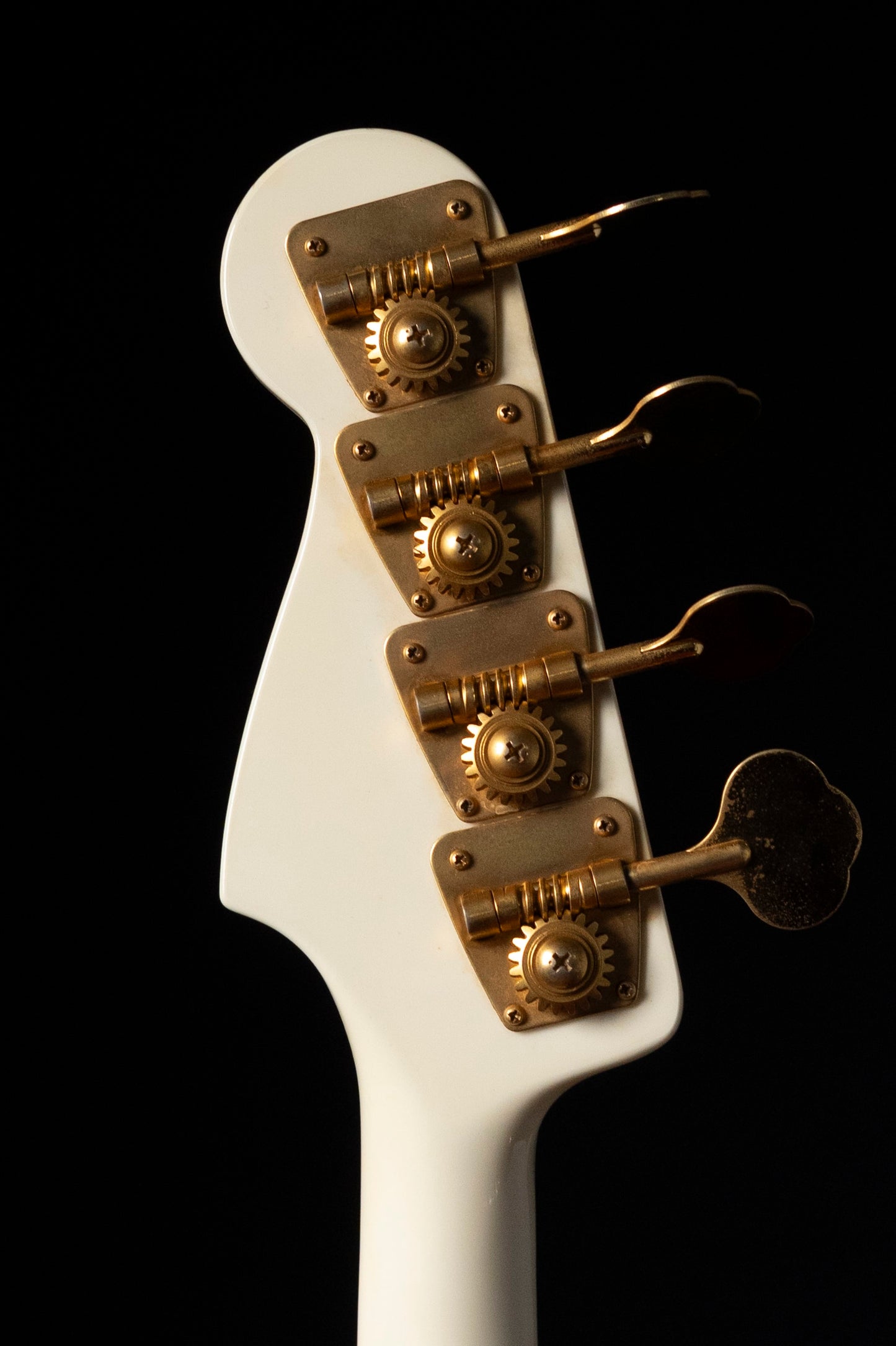 1989 Fender "Order Made" JB75-900 Jazz Bass, Gold Hardware, Fully Painted White