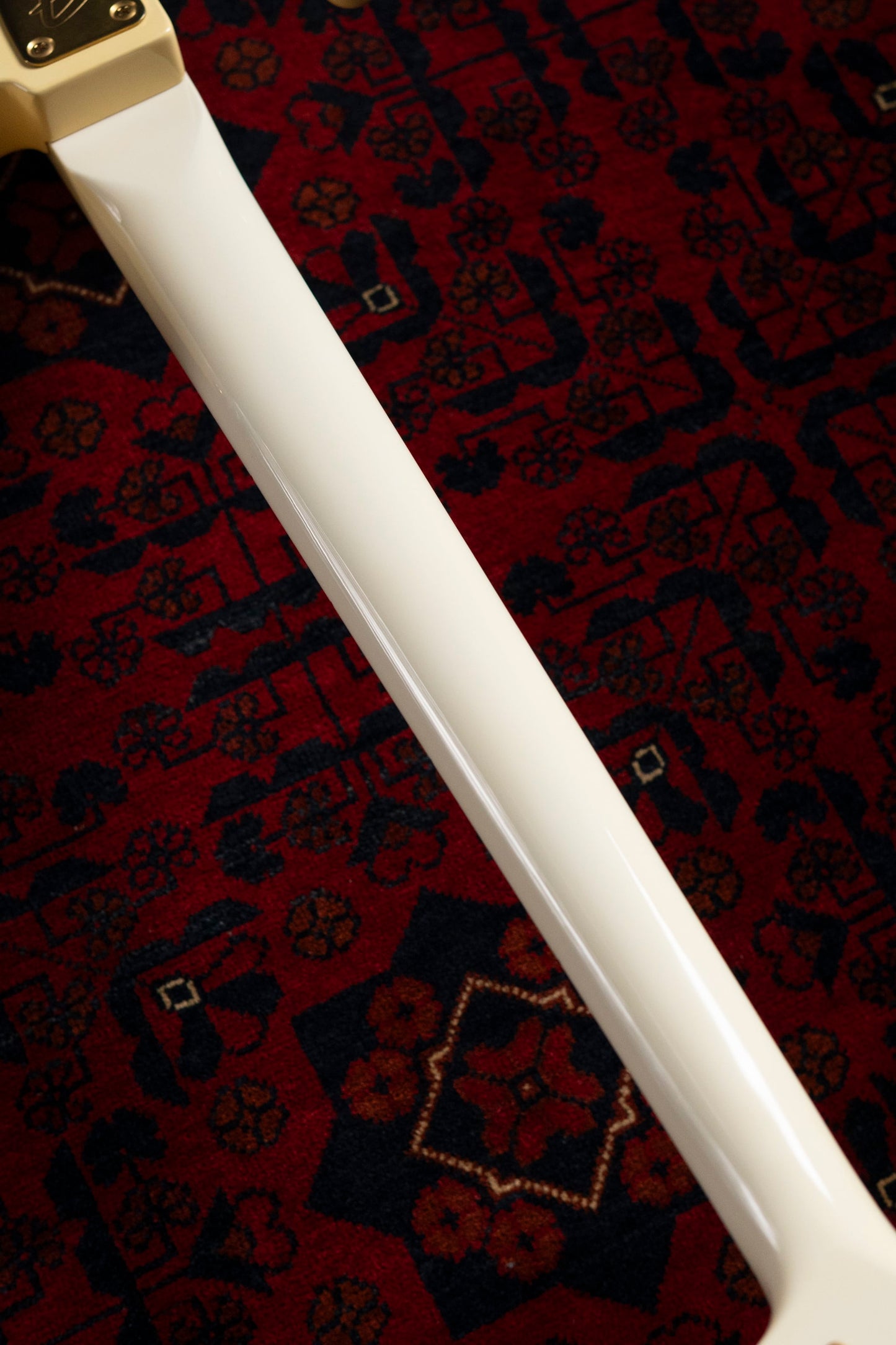 1989 Fender "Order Made" JB75-900 Jazz Bass, Gold Hardware, Fully Painted White