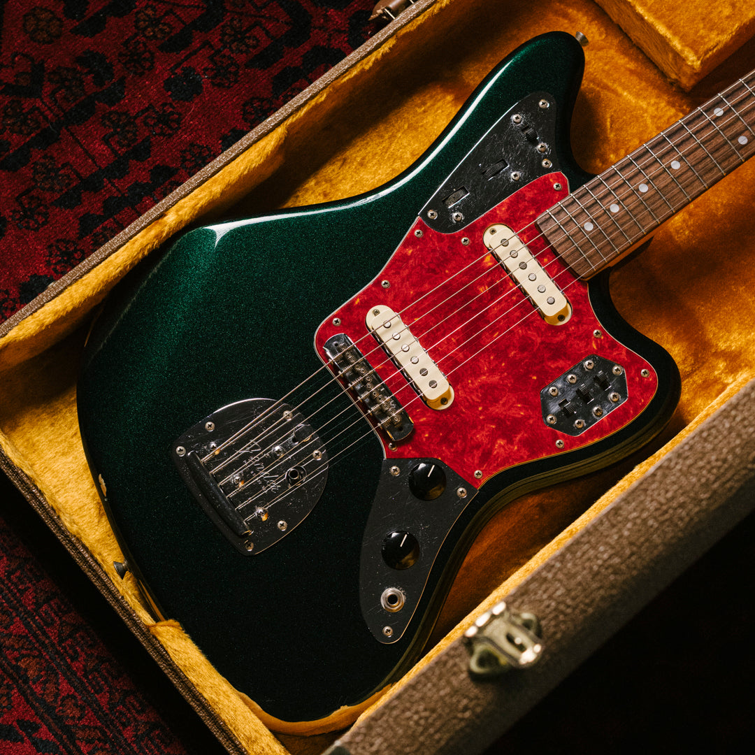 1997-2000 Fender JG66, Order, Sherwood Green Metallic, Matching Headstock, Jaguar, Alder, Non Catalog