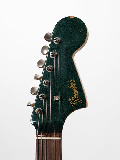 1997-2000 Fender JG66, Order, Sherwood Green Metallic, Matching Headstock, Jaguar, Alder, Non Catalog