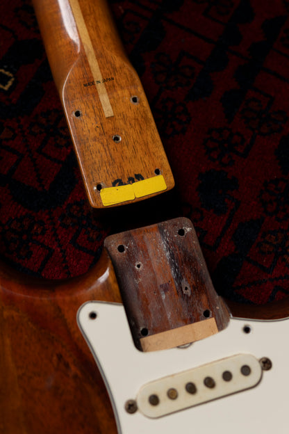 1983 Fender "JV" ST57-115 '57 Stratocaster, Mahogany Neck & Koa Body, USA Fullerton Pickups