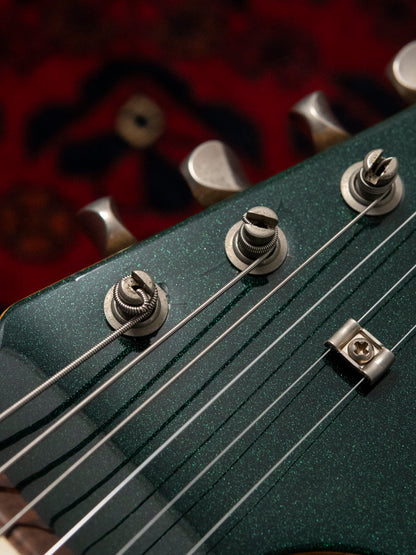 1997-2000 Fender JG66, Order, Sherwood Green Metallic, Matching Headstock, Jaguar, Alder, Non Catalog