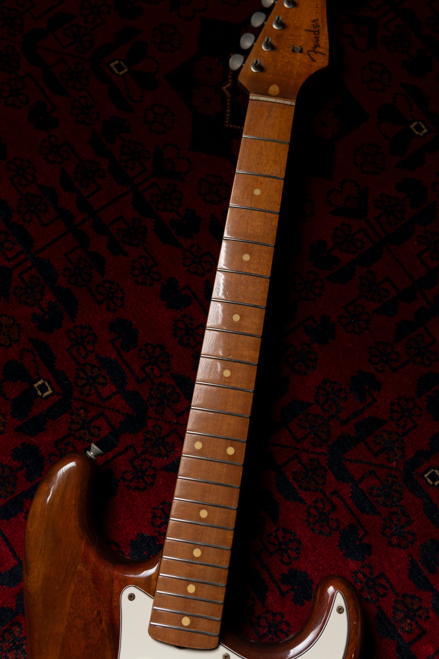 1983 Fender "JV" ST57-115 '57 Stratocaster, Mahogany Neck & Koa Body, USA Fullerton Pickups