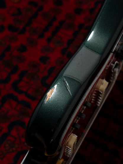 1997-2000 Fender JG66, Order, Sherwood Green Metallic, Matching Headstock, Jaguar, Alder, Non Catalog