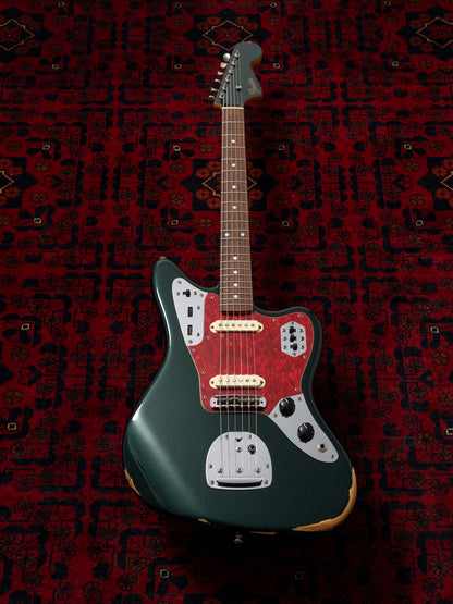 1997-2000 Fender JG66, Order, Sherwood Green Metallic, Matching Headstock, Jaguar, Alder, Non Catalog