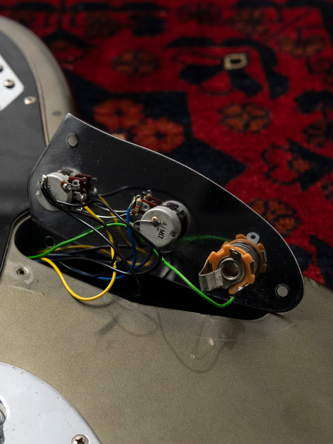 2002 Fender JG66 Jaguar, Atomic Silver (ASV), Matching Headstock, Fully Painted Neck, Non-Catalog, Limited Edition