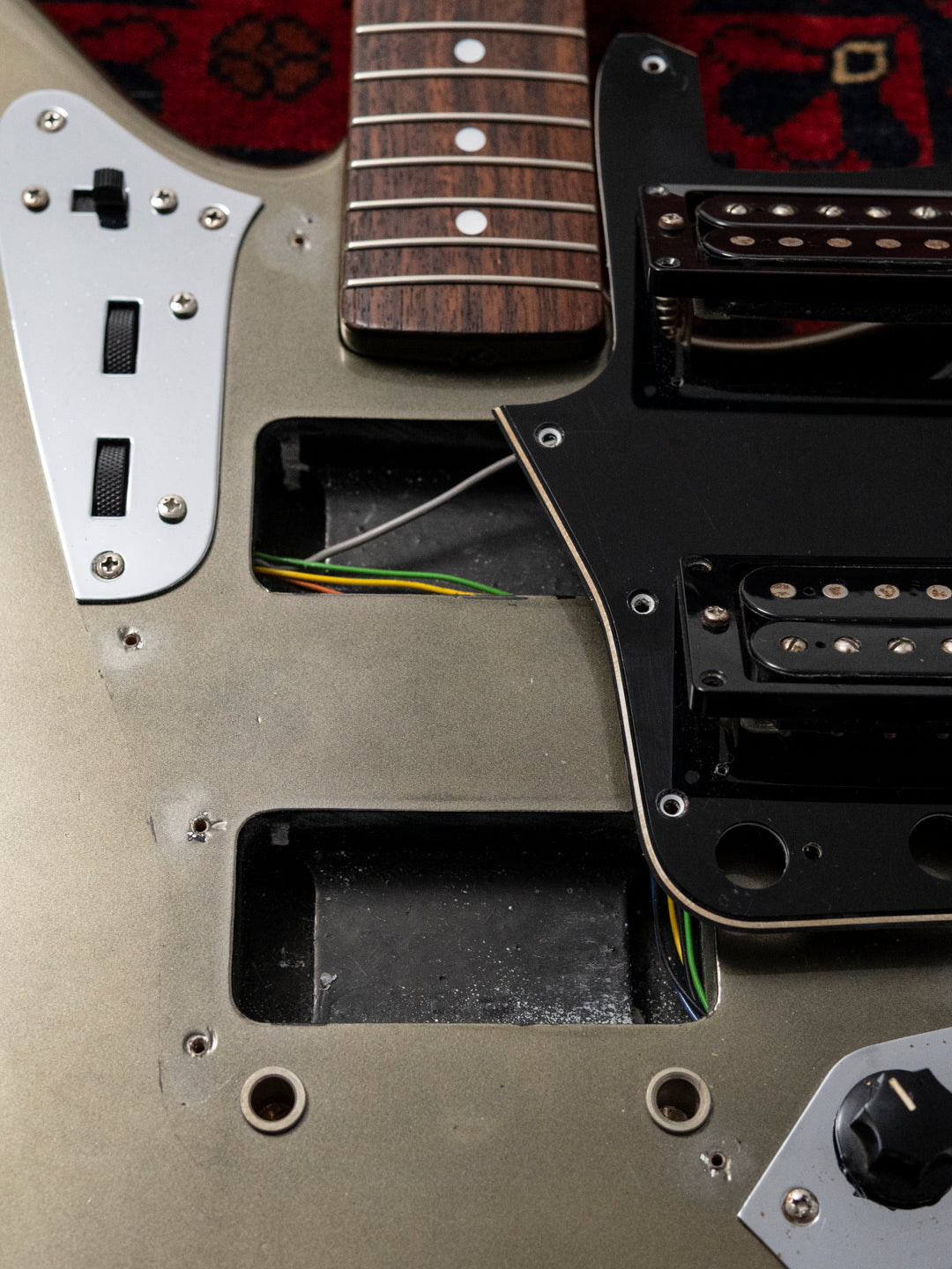 2002 Fender JG66 Jaguar, Atomic Silver (ASV), Matching Headstock, Fully Painted Neck, Non-Catalog, Limited Edition