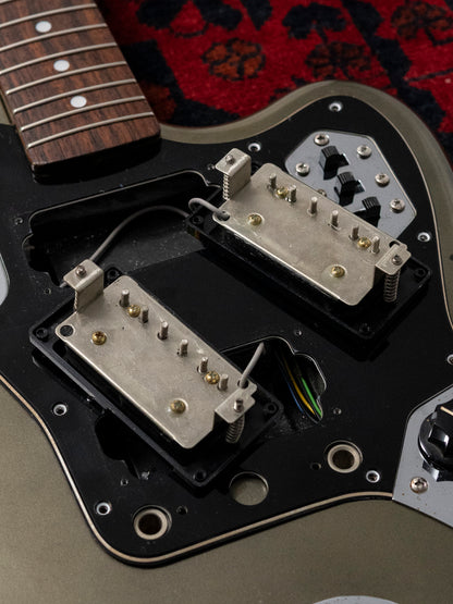 2002 Fender JG66 Jaguar, Atomic Silver (ASV), Matching Headstock, Fully Painted Neck, Non-Catalog, Limited Edition