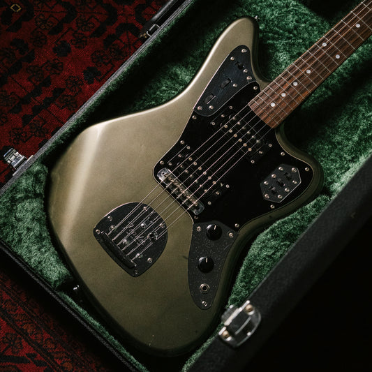 2002 Fender JG66 Jaguar, Atomic Silver (ASV), Matching Headstock, Fully Painted Neck, Non-Catalog, Limited Edition