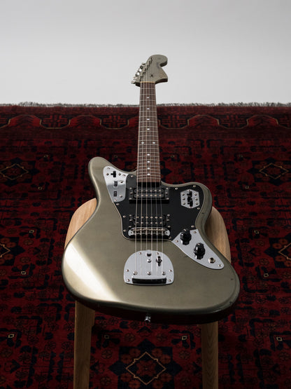 2002 Fender JG66 Jaguar, Atomic Silver (ASV), Matching Headstock, Fully Painted Neck, Non-Catalog, Limited Edition