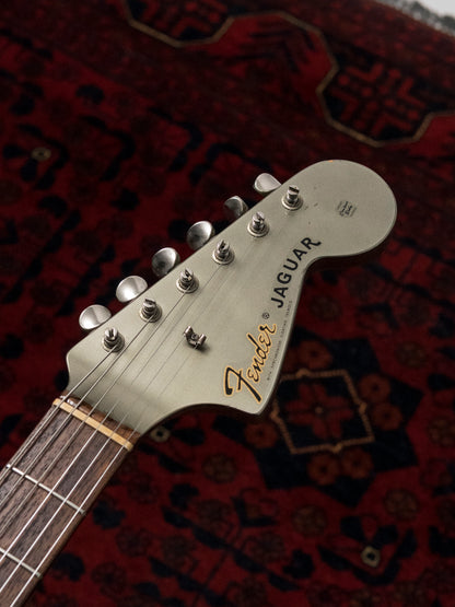 2002 Fender JG66 Jaguar, Atomic Silver (ASV), Matching Headstock, Fully Painted Neck, Non-Catalog, Limited Edition