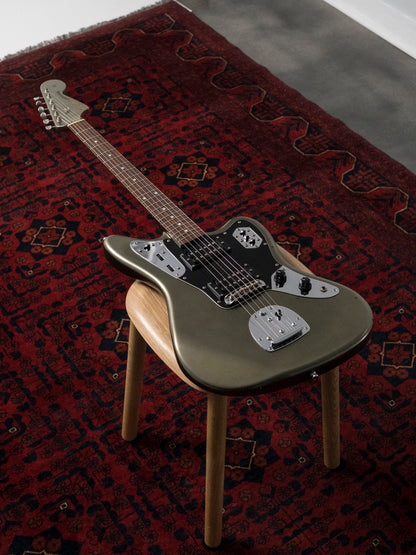 2002 Fender JG66 Jaguar, Atomic Silver (ASV), Matching Headstock, Fully Painted Neck, Non-Catalog, Limited Edition