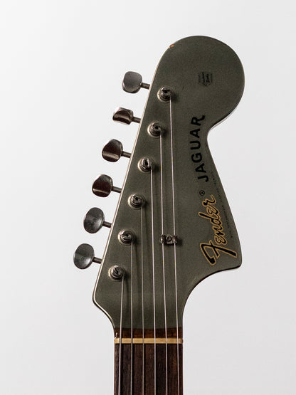 2002 Fender JG66 Jaguar, Atomic Silver (ASV), Matching Headstock, Fully Painted Neck, Non-Catalog, Limited Edition