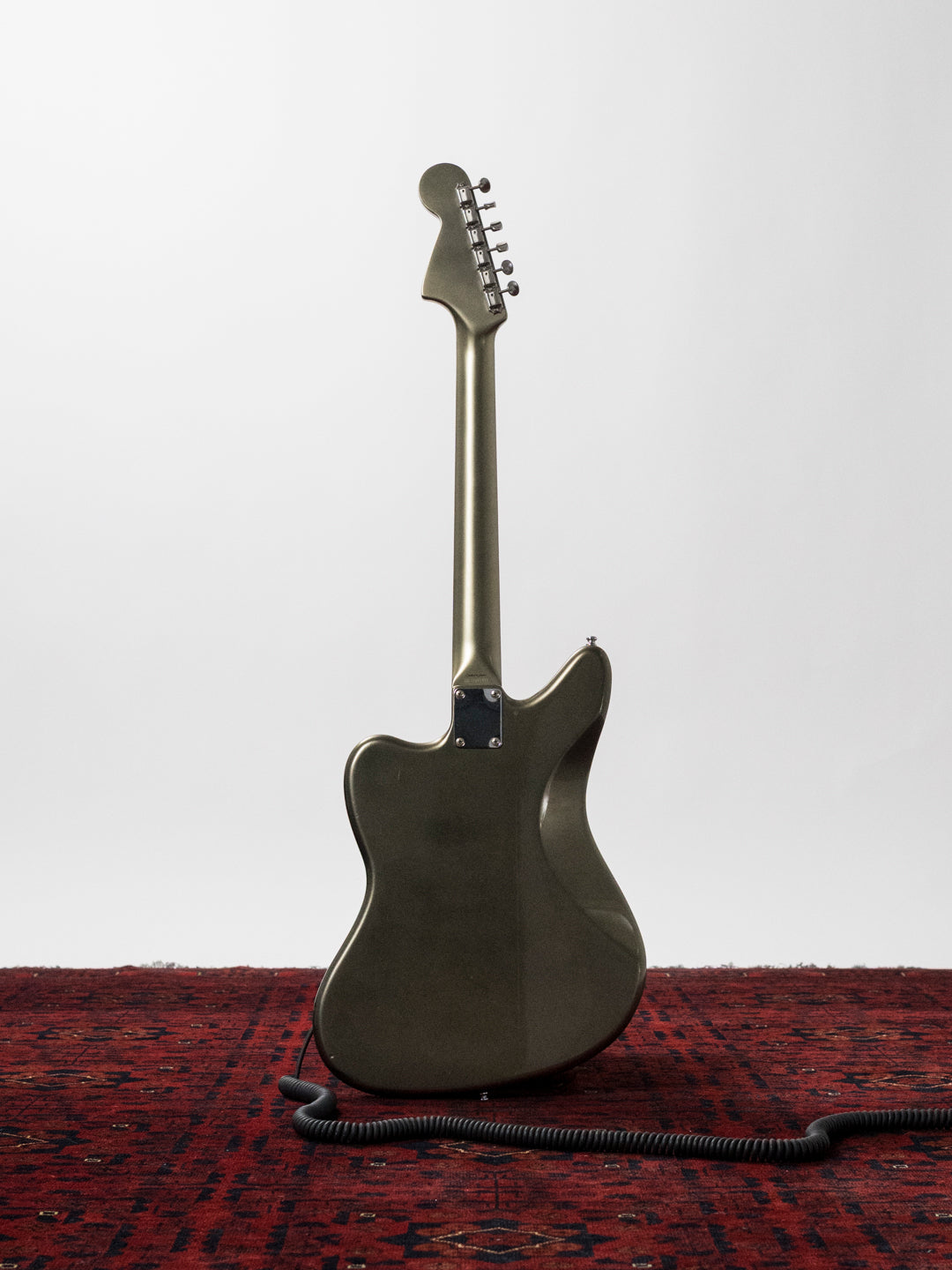 2002 Fender JG66 Jaguar, Atomic Silver (ASV), Matching Headstock, Fully Painted Neck, Non-Catalog, Limited Edition