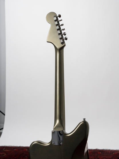2002 Fender JG66 Jaguar, Atomic Silver (ASV), Matching Headstock, Fully Painted Neck, Non-Catalog, Limited Edition