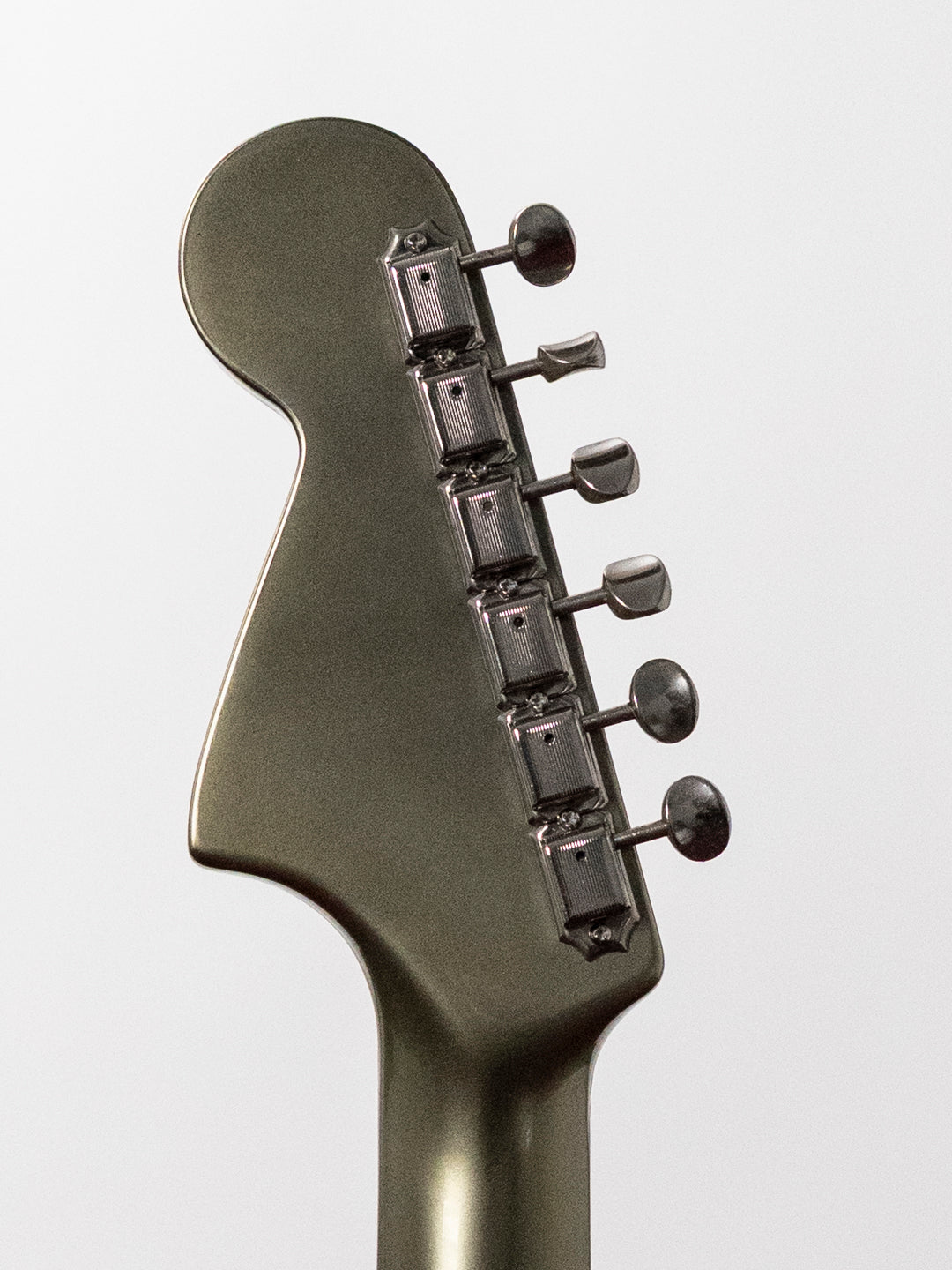 2002 Fender JG66 Jaguar, Atomic Silver (ASV), Matching Headstock, Fully Painted Neck, Non-Catalog, Limited Edition